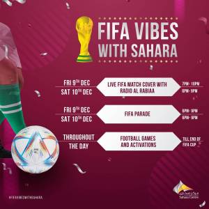 Watch the Football Games Live at Sahara Centre