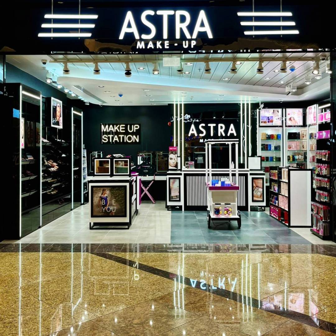 Astra Make-Up is Now Open on the Ground Floor, West Atrium at