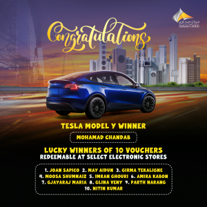 Congratulations to our raffle winners!