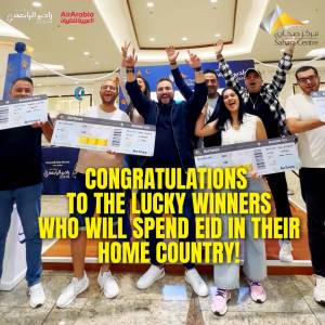 Congratulations to the winners who won air tickets to home country